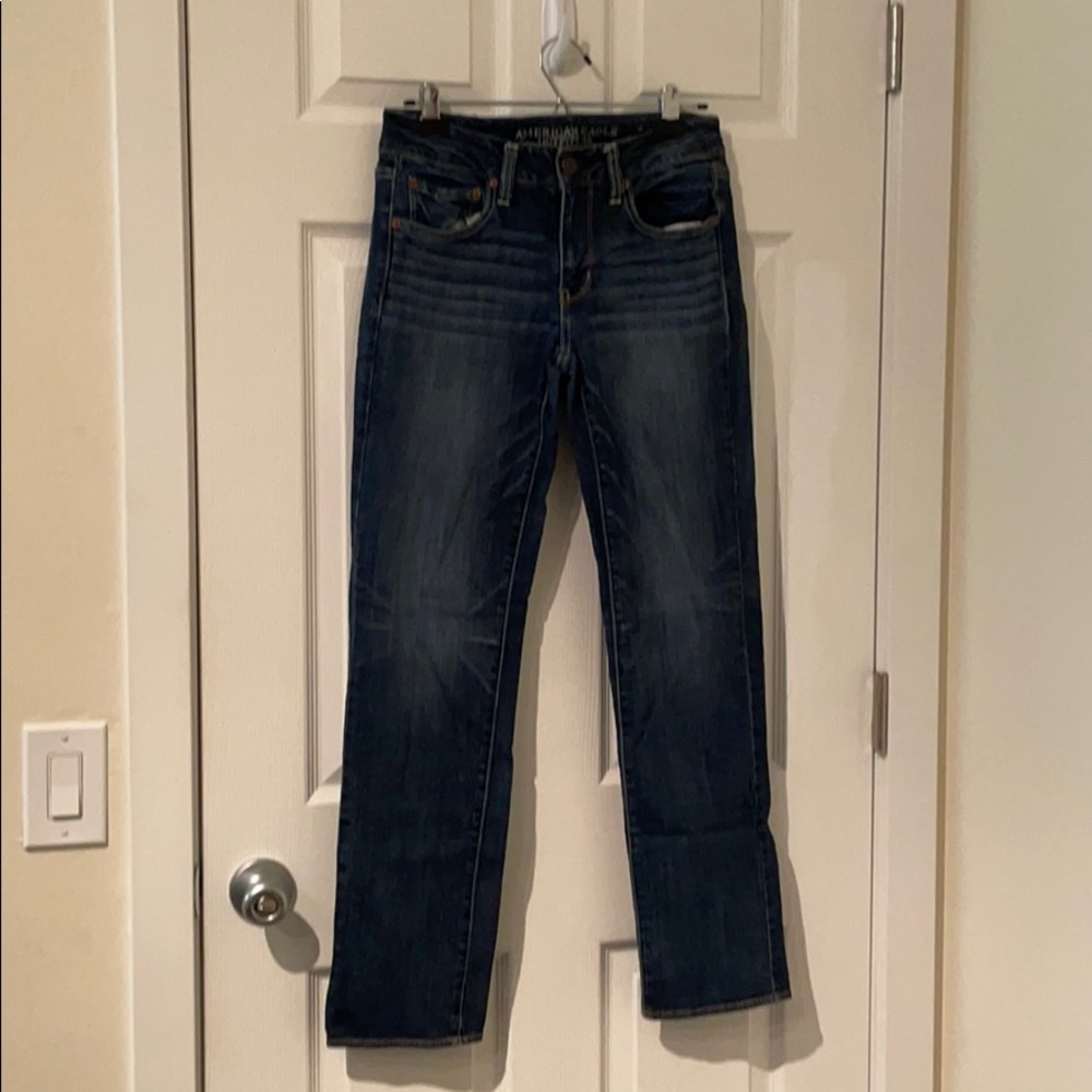 American Eagle straight super stretch jeans